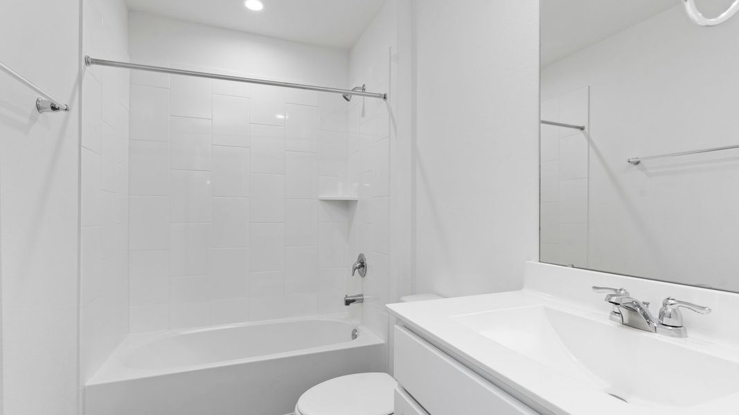 Furnished interior view inside a new home in Tamarron, Fulshear (Image 29).