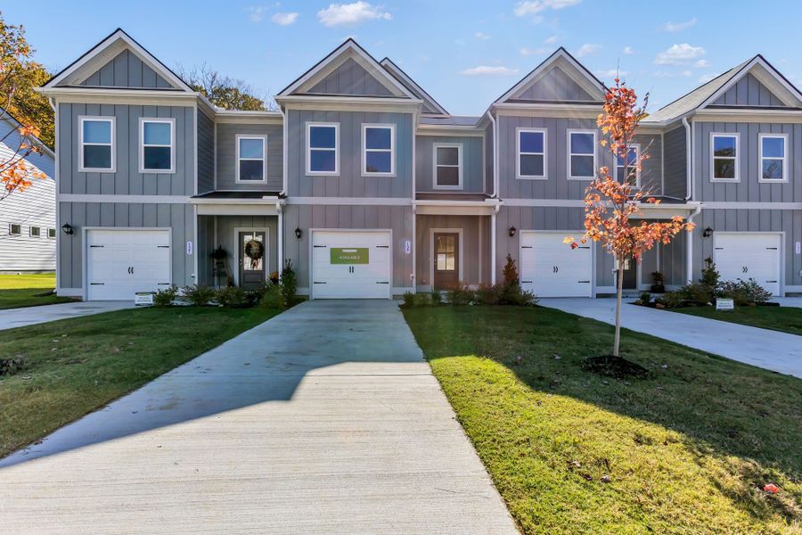 Front exterior of a new home in Ironhorse, Dickson, TN, highlighting curb appeal (Image 1).