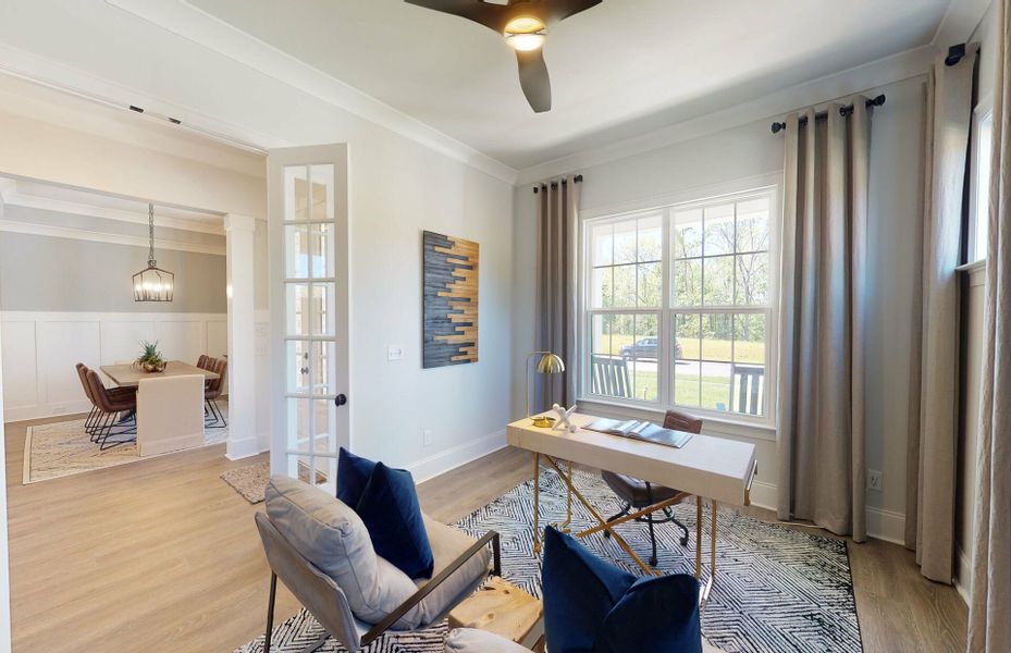 Office/Den in new home for sale at Willow Ridge Nolensville by John Wieland Homes Williamson County Office/Den in new home for sale at Willow Ridge Nolensville by John Wieland Homes Williamson County