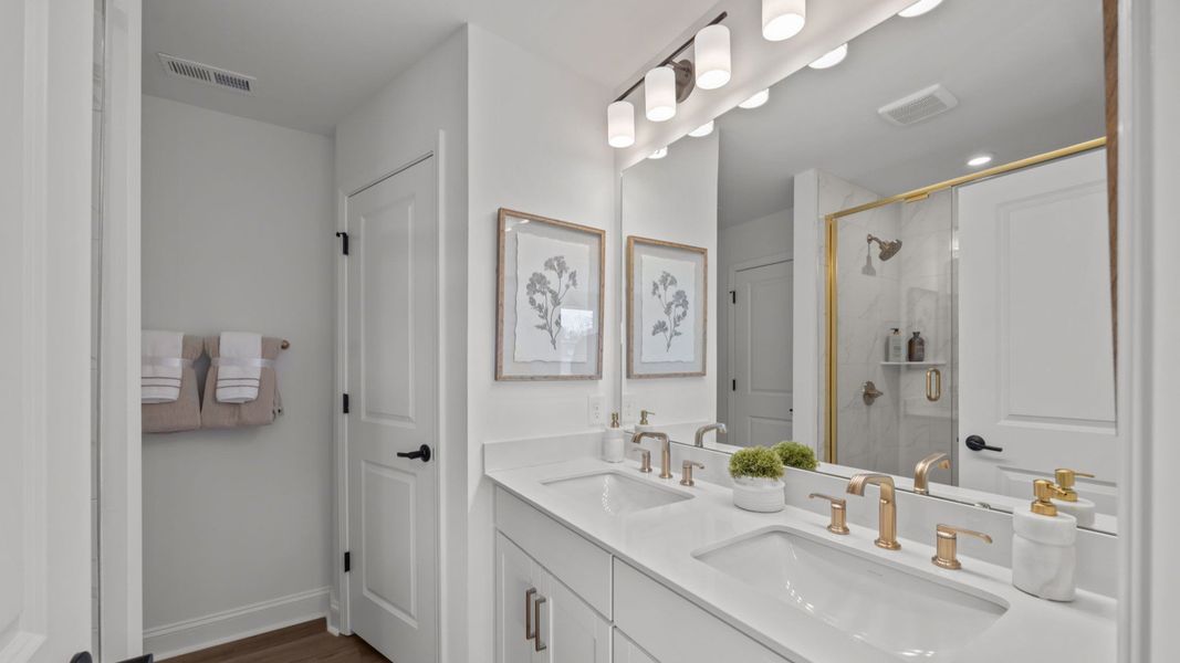 Furnished interior view inside a new home in Odell Park, Charlotte (Image 15).