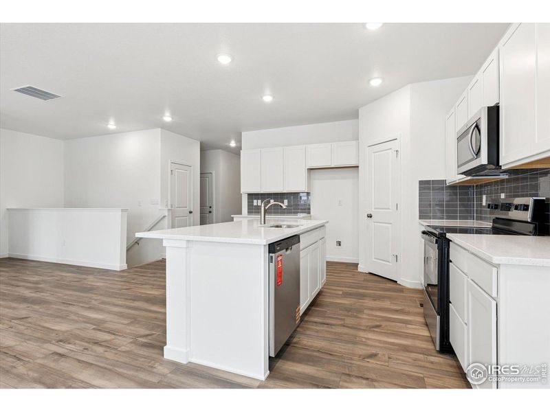 Furnished interior view inside a new home in The Overlook at Johnstown Farms, Johnstown (Image 11).