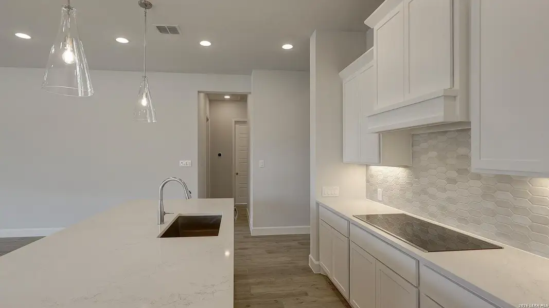 Furnished interior view inside a new home in Alsatian Oaks, Castroville (Image 11).