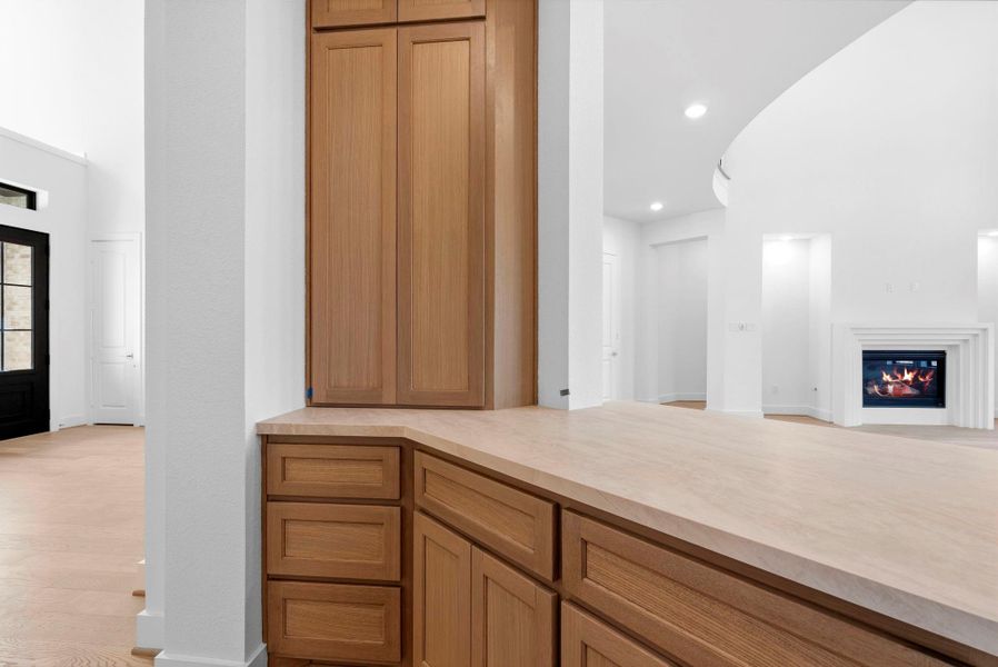 Furnished interior view inside a new home in COLTON - Fedrick Harris, Montgomery (Image 11).