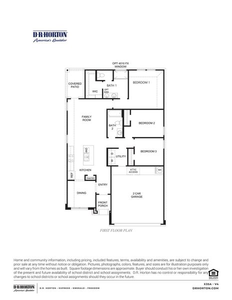 2D floor plan layout of this home in Wilkins Valley, Brenham, TX (Image 2).
