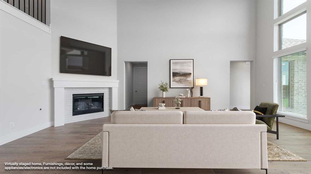 Furnished interior view inside a new home in , Forney (Image 4). Furnished interior view inside a new home in , Forney (Image 4).