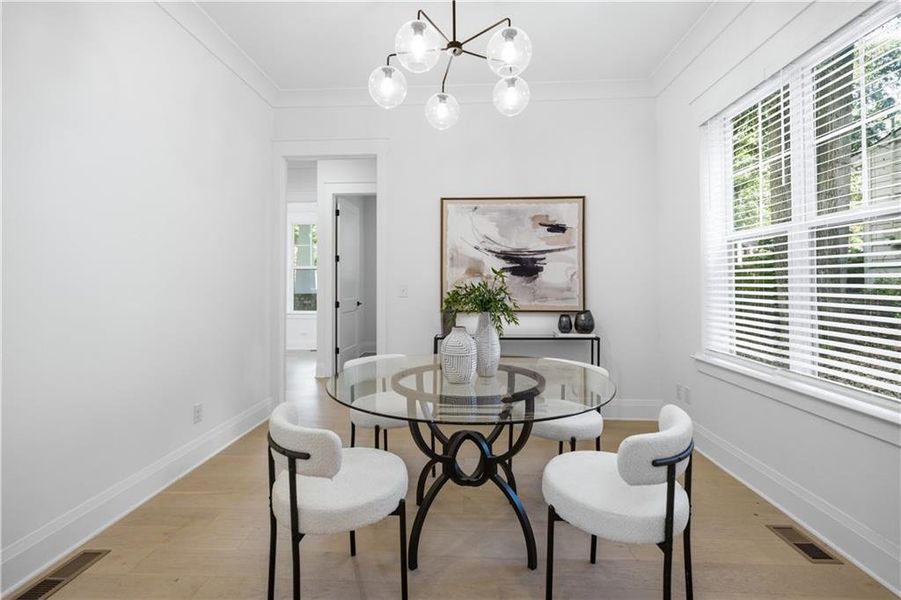 Furnished interior view inside a new home in , Decatur (Image 45).