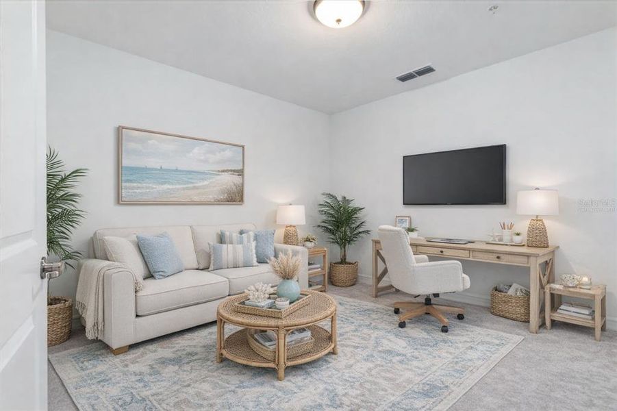 Furnished interior view inside a new home in , Venice (Image 12).