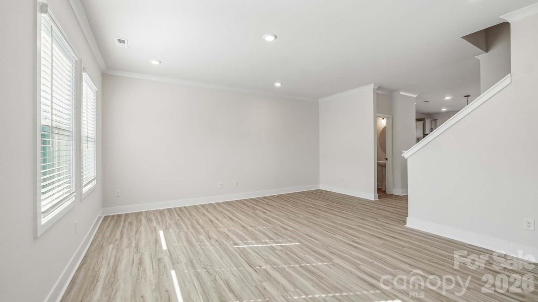 Spacious, unfurnished interior of a new home in The Townes at Lake Norman, Mooresville (Image 28).