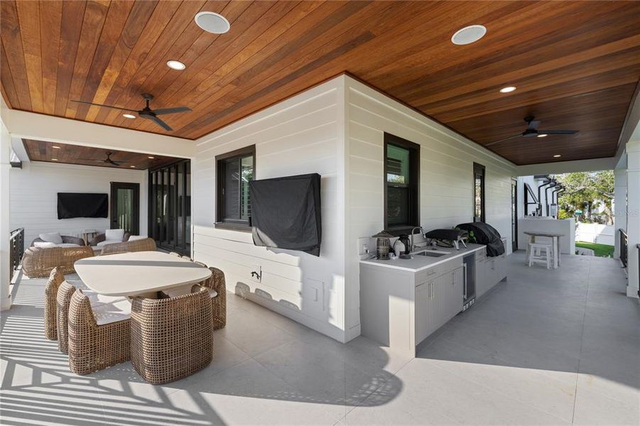 Exterior details and patio area of a home in , Sarasota (Image 39). Exterior details and patio area of a home in , Sarasota (Image 39).
