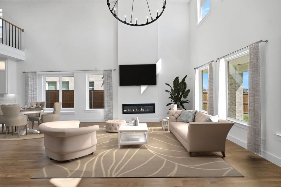 Furnished interior view inside a new home in Aster Park, McKinney (Image 14).