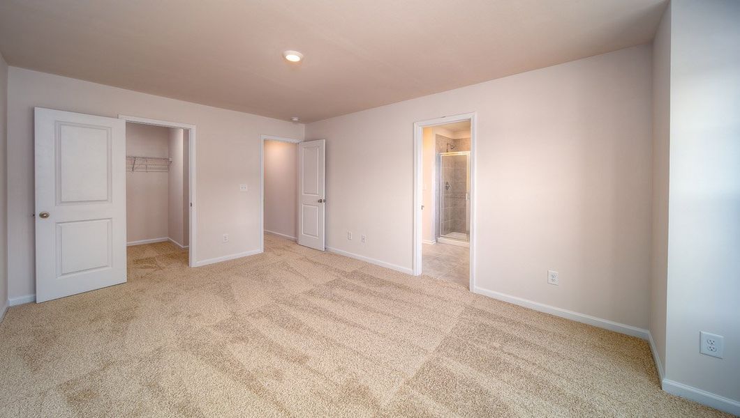 Spacious, unfurnished interior of a new home in Townes at Tap Root Farms, Fletcher (Image 18). Spacious, unfurnished interior of a new home in Townes at Tap Root Farms, Fletcher (Image 18).