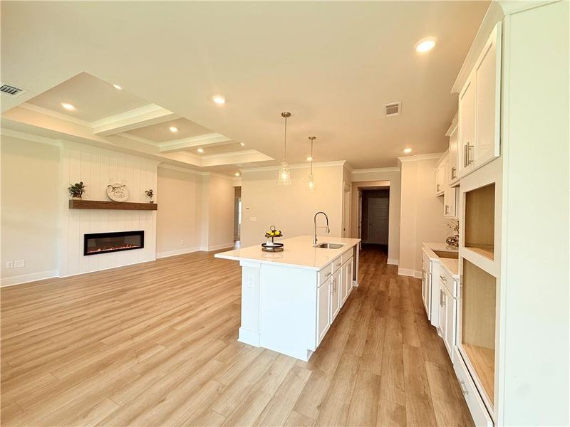 Furnished interior view inside a new home in Ponderosa Farms Reserve, Gainesville (Image 11).