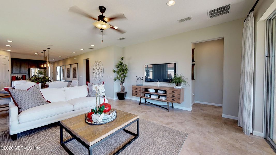 Furnished interior view inside a new home in , Palm Coast (Image 8).