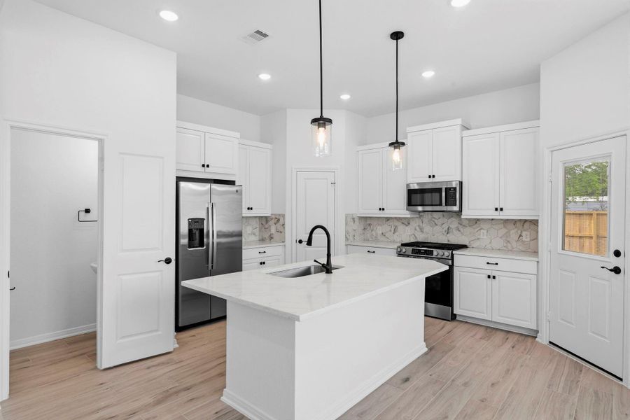 Furnished interior view inside a new home in Woodforest, Montgomery (Image 7).