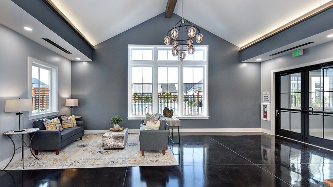 Furnished interior view inside a new home in Bridgeberry, Holly Springs (Image 20).