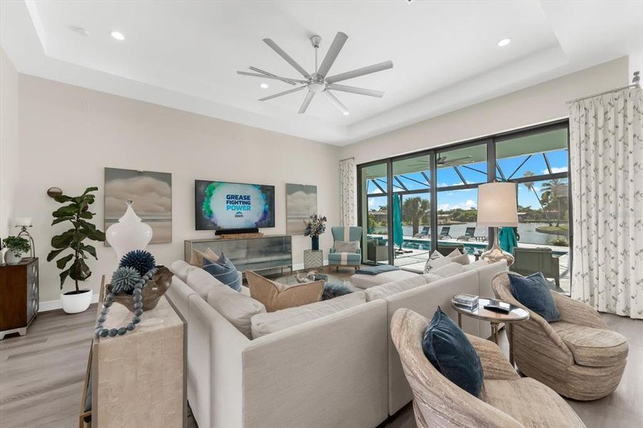 Furnished interior view inside a new home in , Port Charlotte (Image 49).