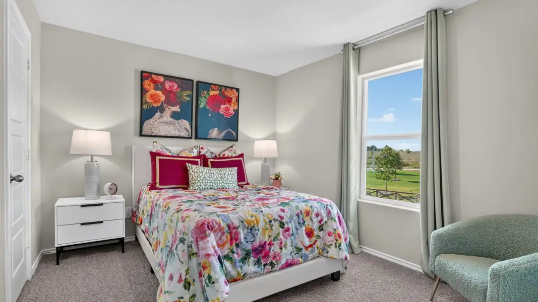 Furnished interior view inside a new home in Eagle Creek, Denton (Image 26).