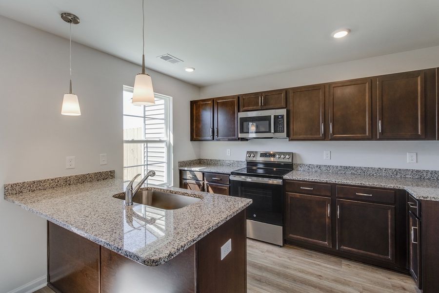 Furnished interior view inside a new home in Astoria, Columbia (Image 5).