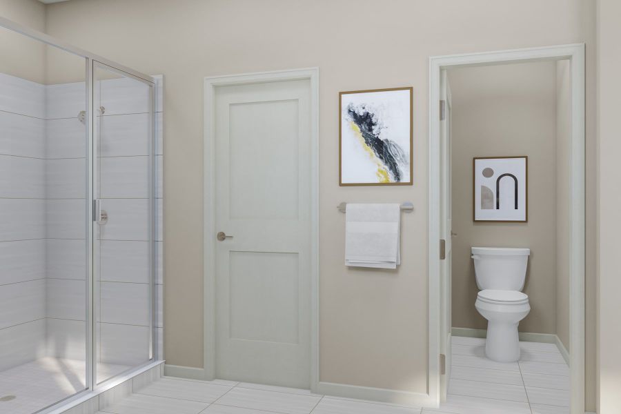 Representative furnished interior of a home built from the 2804 by Tri Pointe Homes in The Aurora Highlands, Aurora (Image 26).