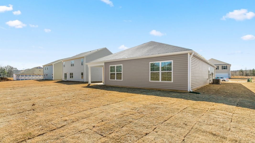 Exterior details and patio area of a home in English Farm, Archdale (Image 21). Exterior details and patio area of a home in English Farm, Archdale (Image 21).