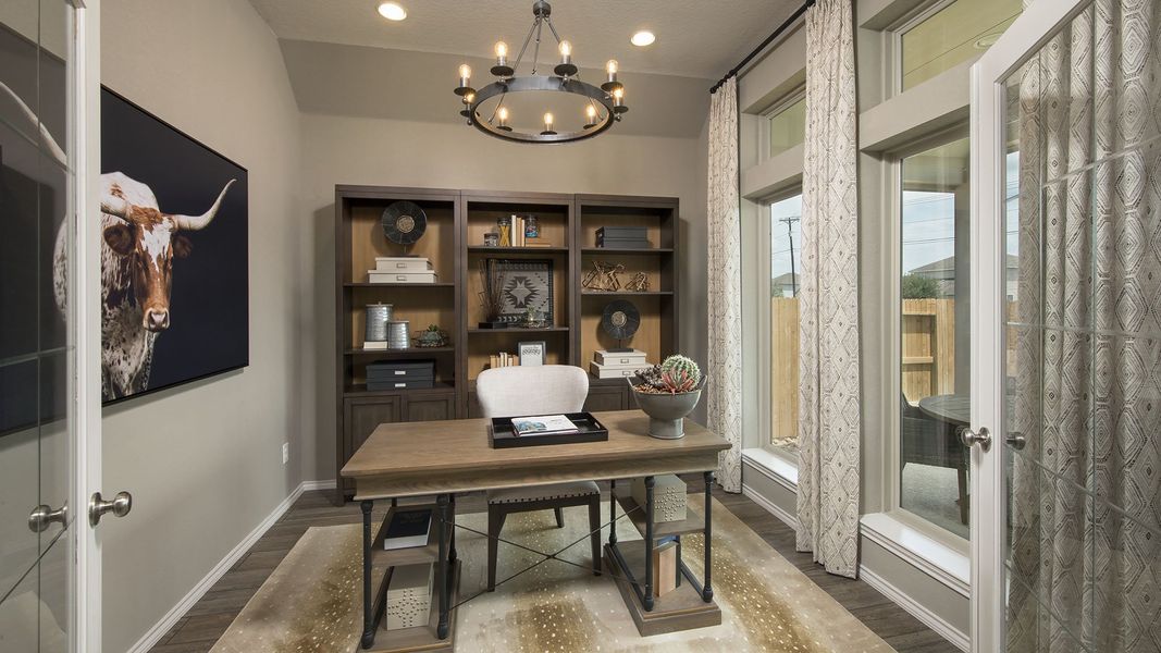 Representative furnished interior of a home built from the 2026W by Perry Homes in Veramendi, New Braunfels (Image 11).