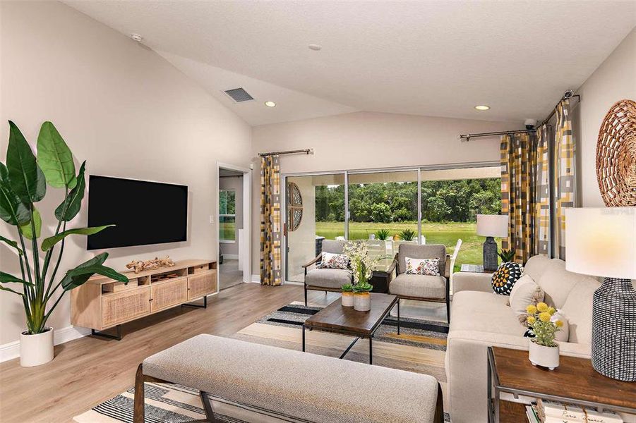 Furnished interior view inside a new home in Crosswind Point, Parrish (Image 21).
