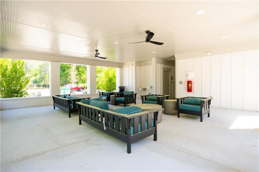 Furnished interior view inside a new home in , Woodstock (Image 9).