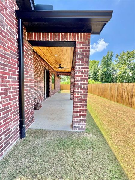 Exterior details and patio area of a home in , Lindale (Image 27). Exterior details and patio area of a home in , Lindale (Image 27).