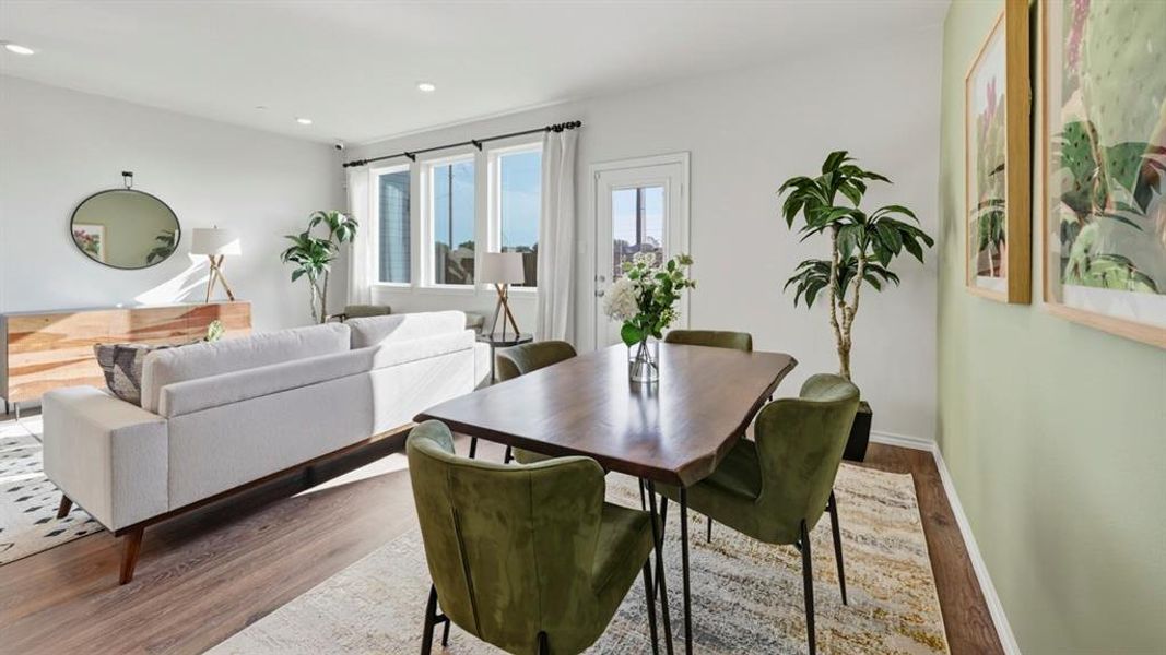 Furnished interior view inside a new home in Arbor Trails South, Princeton (Image 23).