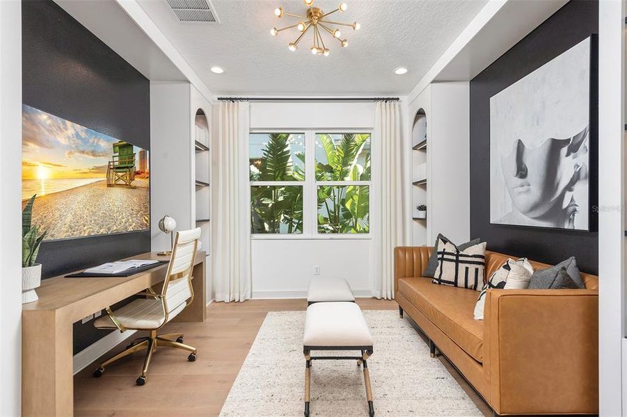 Furnished interior view inside a new home in Valencia Ridge, Wesley Chapel (Image 11).