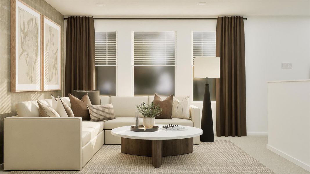 Furnished interior view inside a new home in The Grand Prairie, Hockley (Image 15).