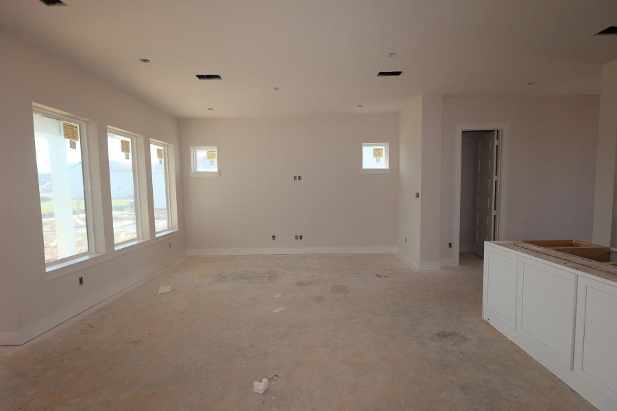 In-progress construction of a new home in Elyson - Grove Row Collection, Katy, TX (Image 8).