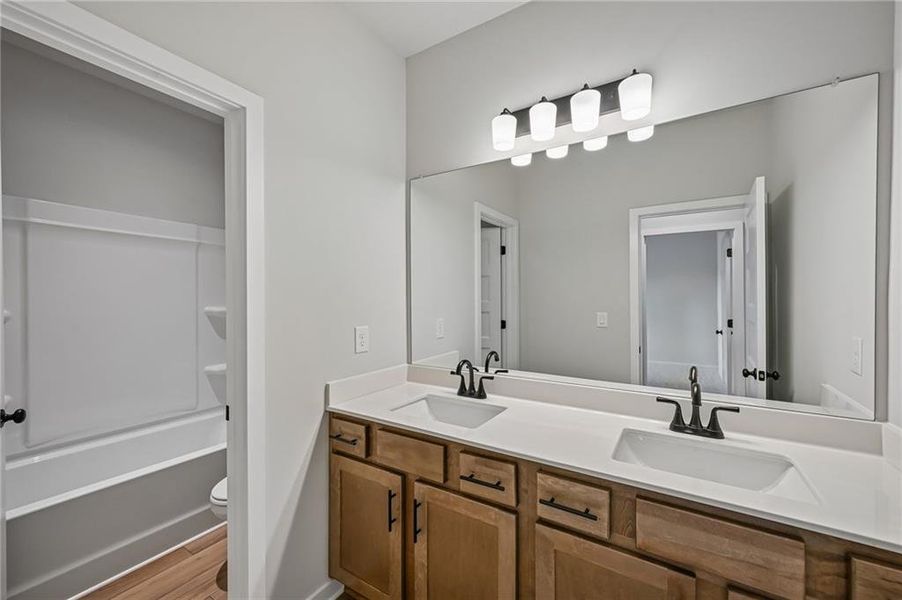Furnished interior view inside a new home in Fowler Farms, Auburn (Image 10).