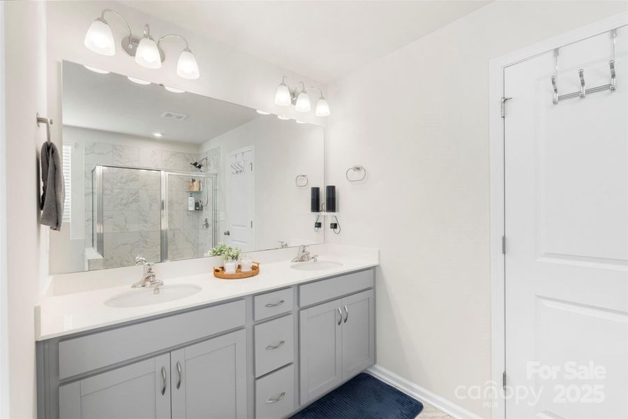 Furnished interior view inside a new home in Waxhaw Landing, Monroe (Image 29).