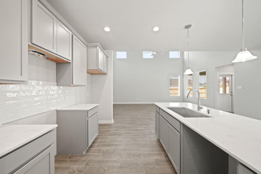 Furnished interior view inside a new home in Grand Oaks Village, Houston (Image 4). Furnished interior view inside a new home in Grand Oaks Village, Houston (Image 4).