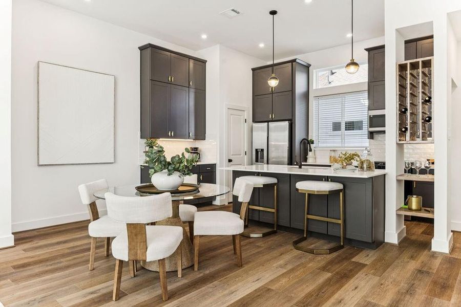 Furnished interior view inside a new home in , Houston (Image 22).