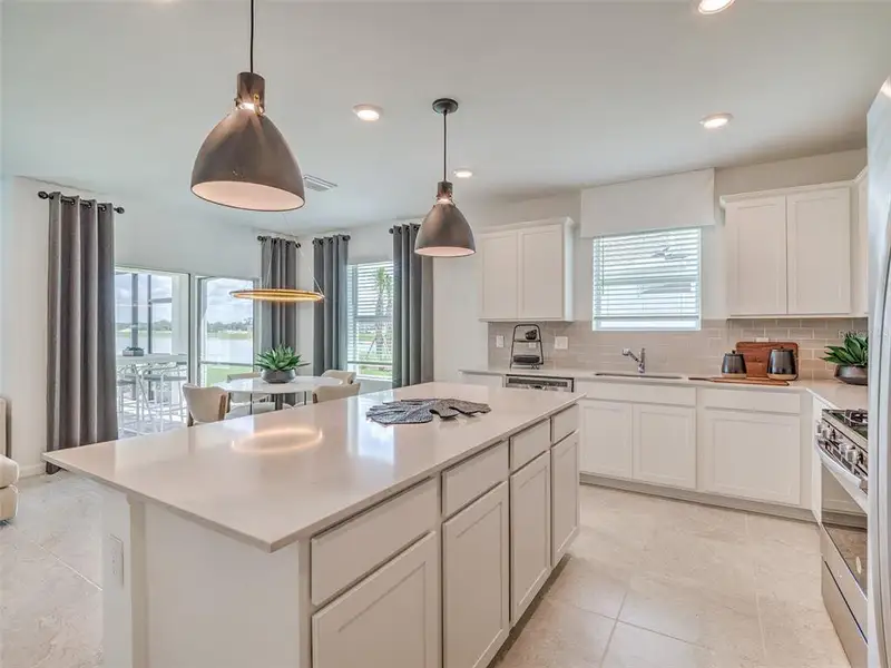 Furnished interior view inside a new home in Lakespur Wellen Park, Venice (Image 8).
