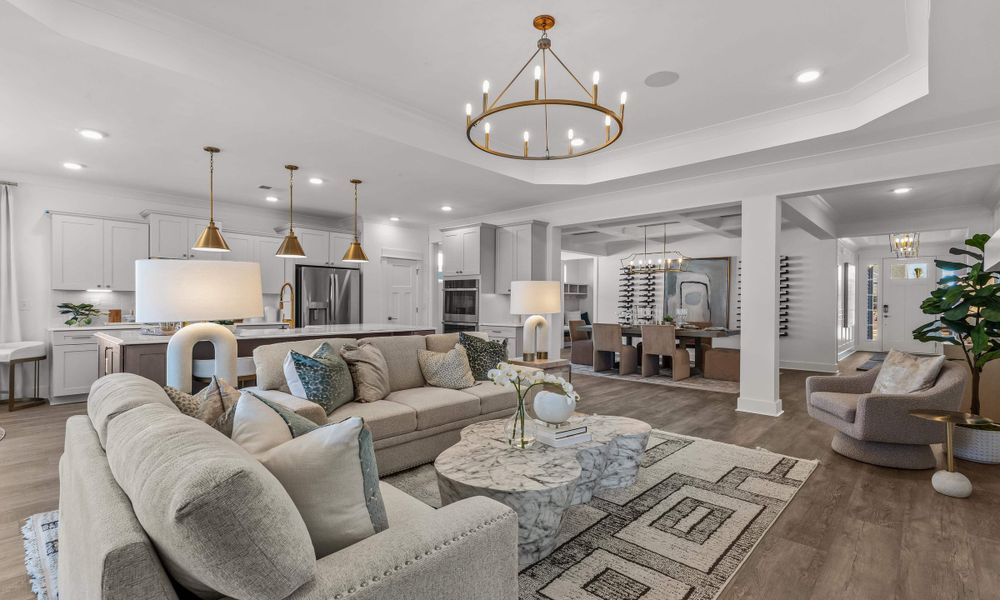 Representative furnished interior of a home built from the The Boardwalk by Chesapeake Homes in Heritage Park at Longs, Longs (Image 29).