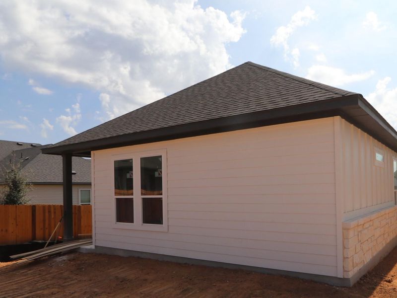 Exterior details and patio area of a home in Heritage, Dripping Springs (Image 11). Exterior details and patio area of a home in Heritage, Dripping Springs (Image 11).