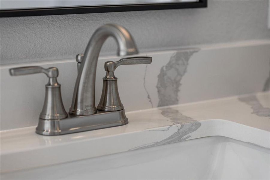 Close-up of interior finishes inside a home in University Park at Northpointe, Denton (Image 21).