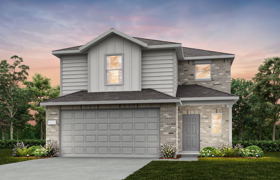 Representative exterior photo of a completed home built from the Paluxy by Centex in Ashford Crossing, Princeton, TX (Image 10). Representative exterior photo of a completed home built from the Paluxy by Centex in Ashford Crossing, Princeton, TX (Image 10).