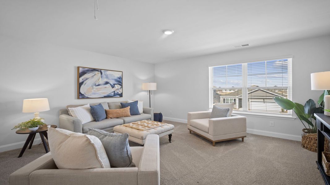 Representative furnished interior of a home built from the Manning by D.R. Horton in The Retreat at East Argent, Ridgeland (Image 23).