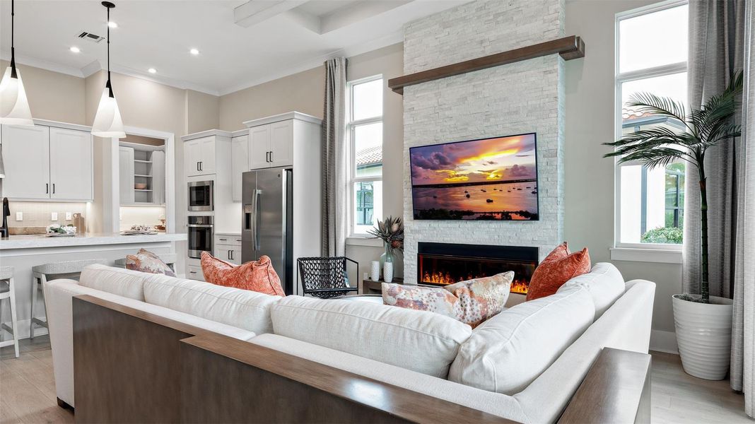 Furnished interior view inside a new home in , Stuart (Image 27). Furnished interior view inside a new home in , Stuart (Image 27).