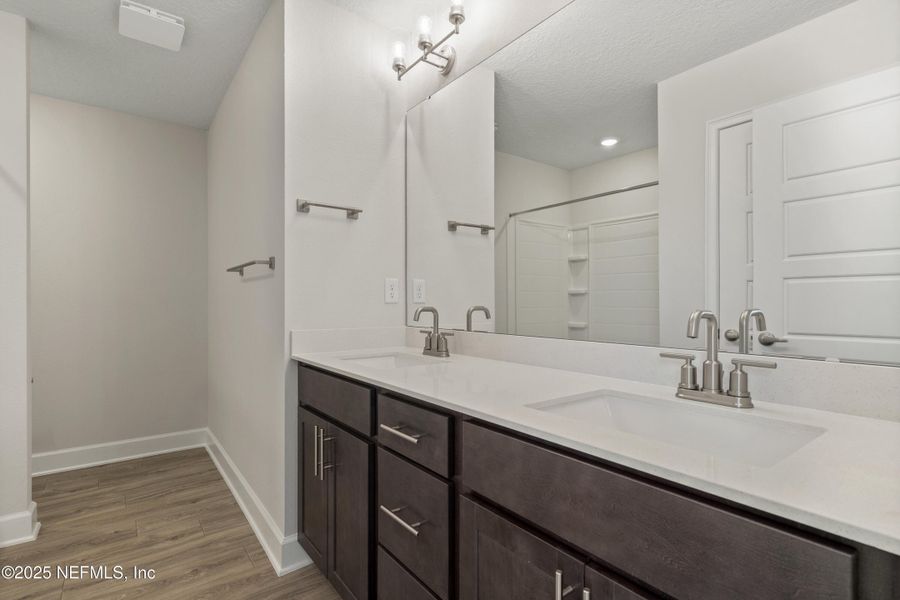 Furnished interior view inside a new home in Shadow Crest at Rolling Hills, Green Cove Springs (Image 10). Furnished interior view inside a new home in Shadow Crest at Rolling Hills, Green Cove Springs (Image 10).