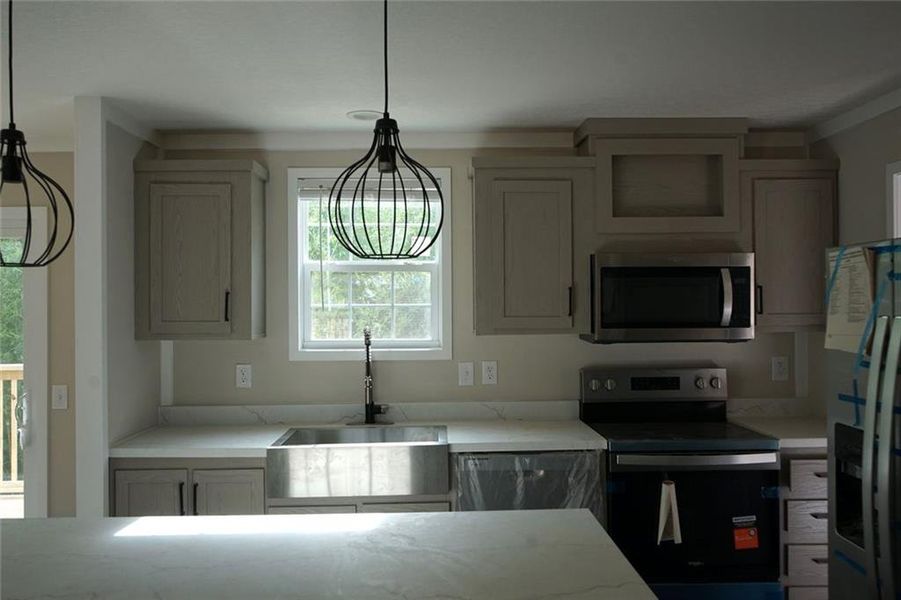 Close-up of interior finishes inside a home in , Demorest (Image 4). Close-up of interior finishes inside a home in , Demorest (Image 4).