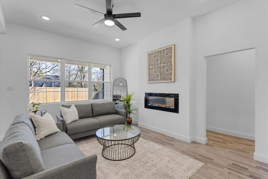 Furnished interior view inside a new home in , Sherman (Image 9).