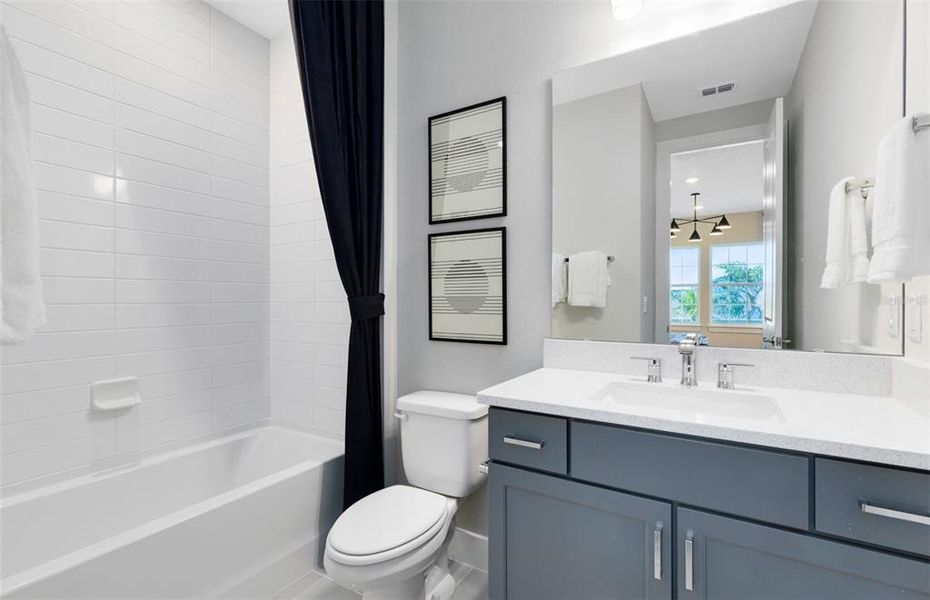 Furnished interior view inside a new home in Parkside Trails, Clermont (Image 34). Furnished interior view inside a new home in Parkside Trails, Clermont (Image 34).