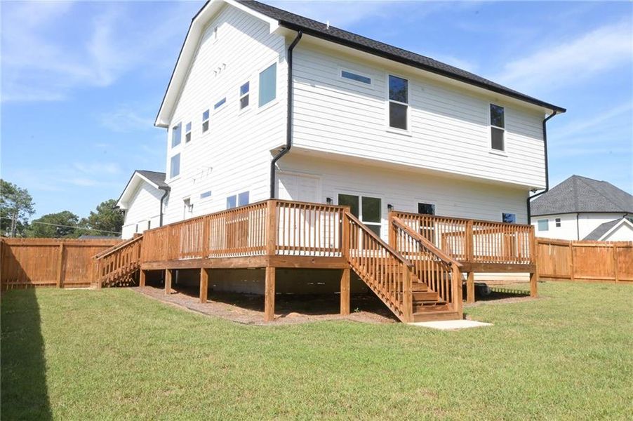 Exterior details and patio area of a home in , Loganville (Image 38).