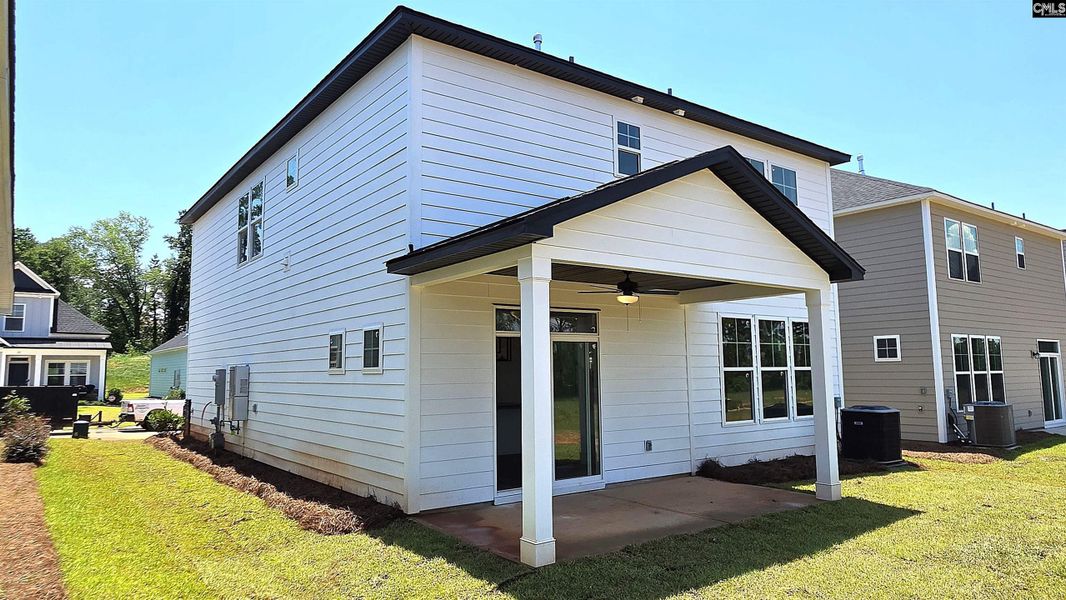 Exterior details and patio area of a home in Bickley Station, Irmo (Image 4). Exterior details and patio area of a home in Bickley Station, Irmo (Image 4).