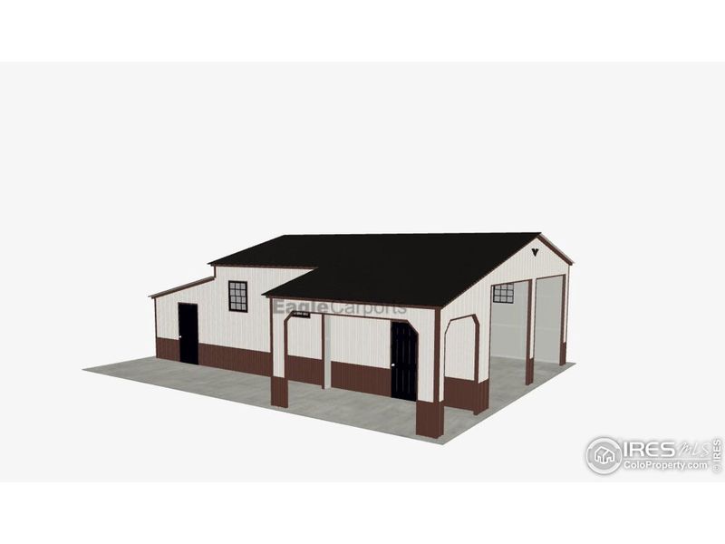 Exterior rendering of this home design in , Weldona, CO (Image 3).